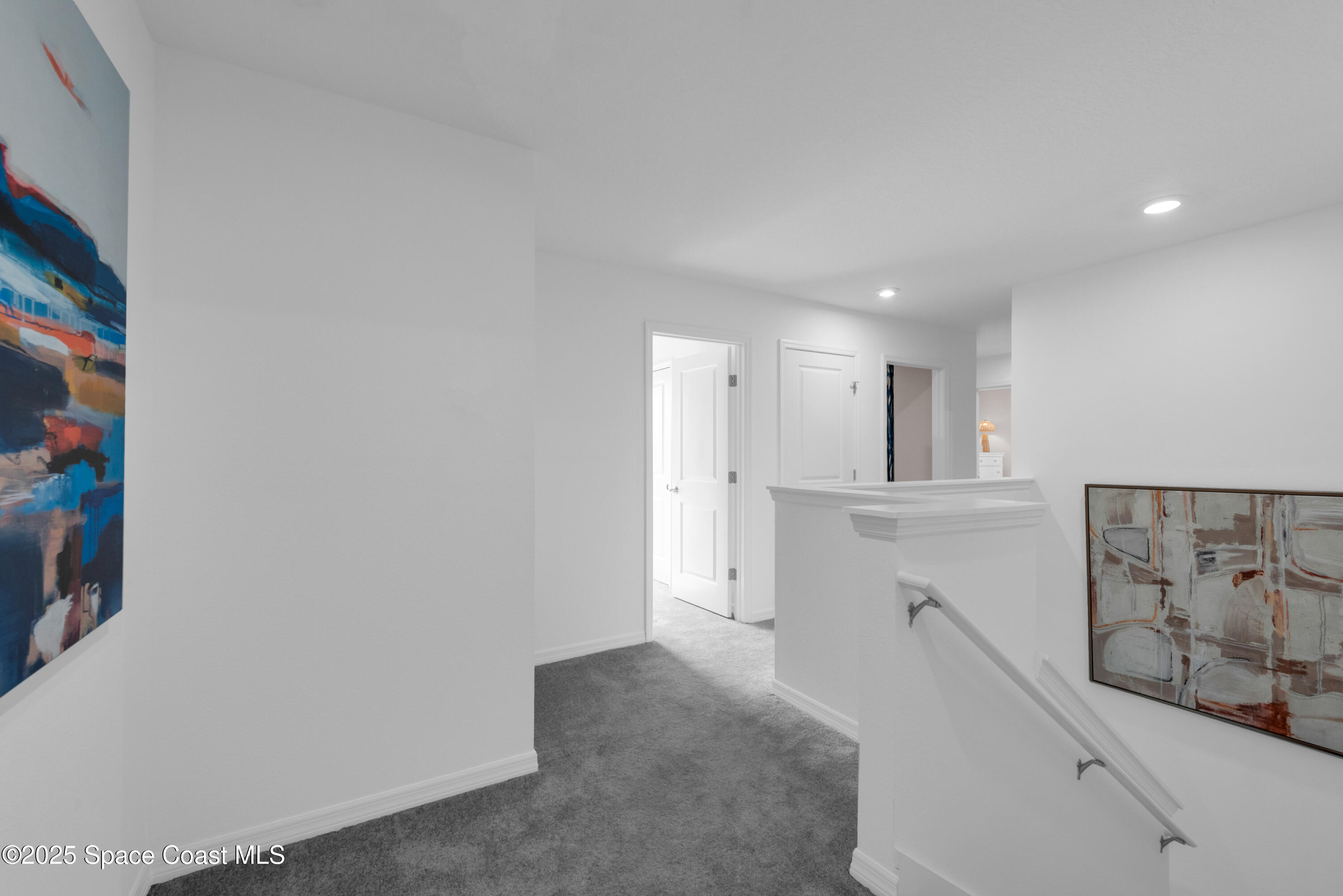 615 Poller Way Cocoa, FL 32927 - Photo 16 of 29 a view of a hallway with workspace