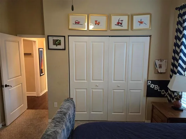 a view of livingroom with furniture and wooden floor