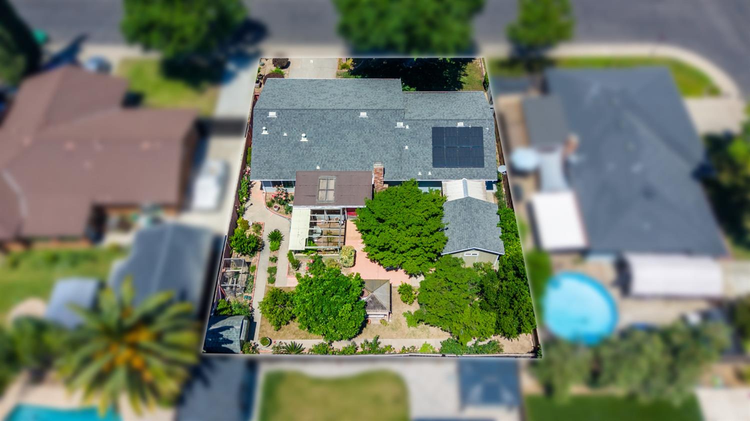 3356 Ocotillo Way Modesto, CA 95355 - Photo 32 of 33 an aerial view of house with yard