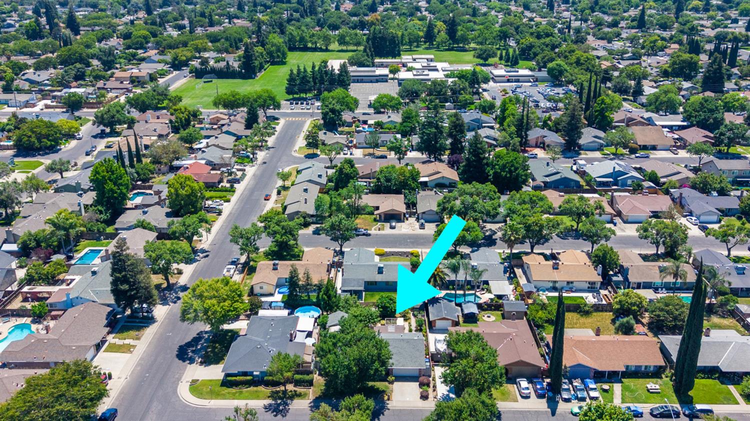 3356 Ocotillo Way Modesto, CA 95355 - Photo 33 of 33 an aerial view of a city