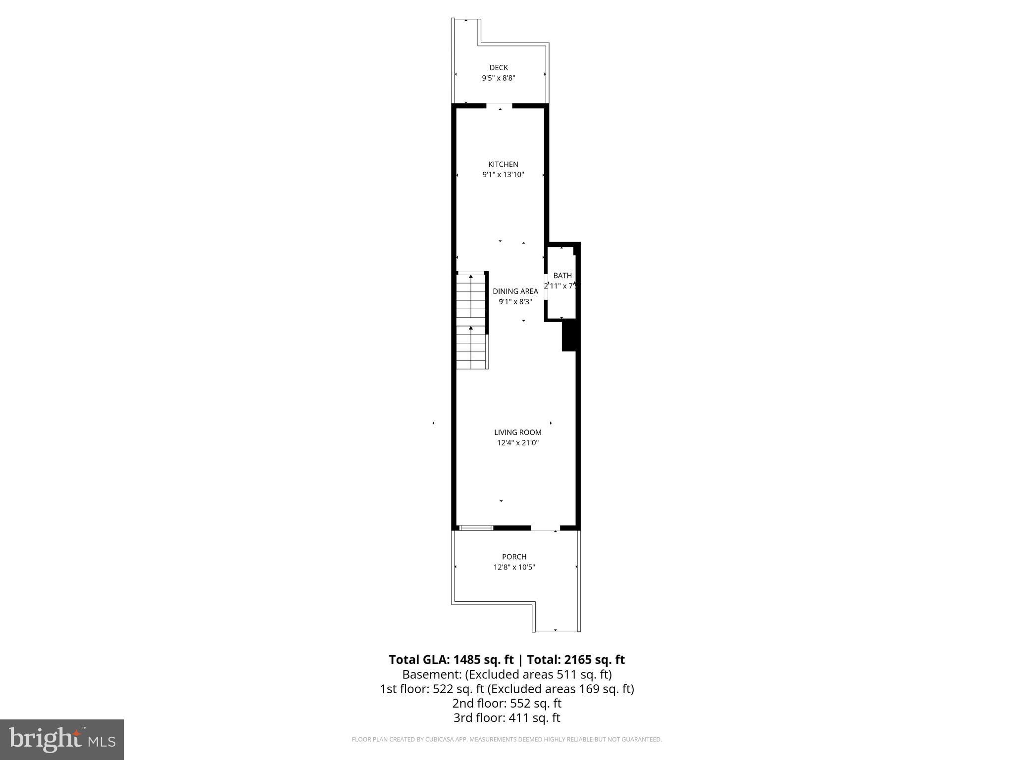 3540 Roland Avenue Baltimore, MD 21211 - Photo 49 of 51 First Floor Plan