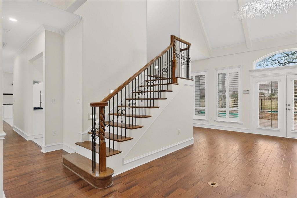 531 East Hickory Ridge Circle Argyle, TX 76226 - Photo 5 of 37 a view of an entryway with wooden floor