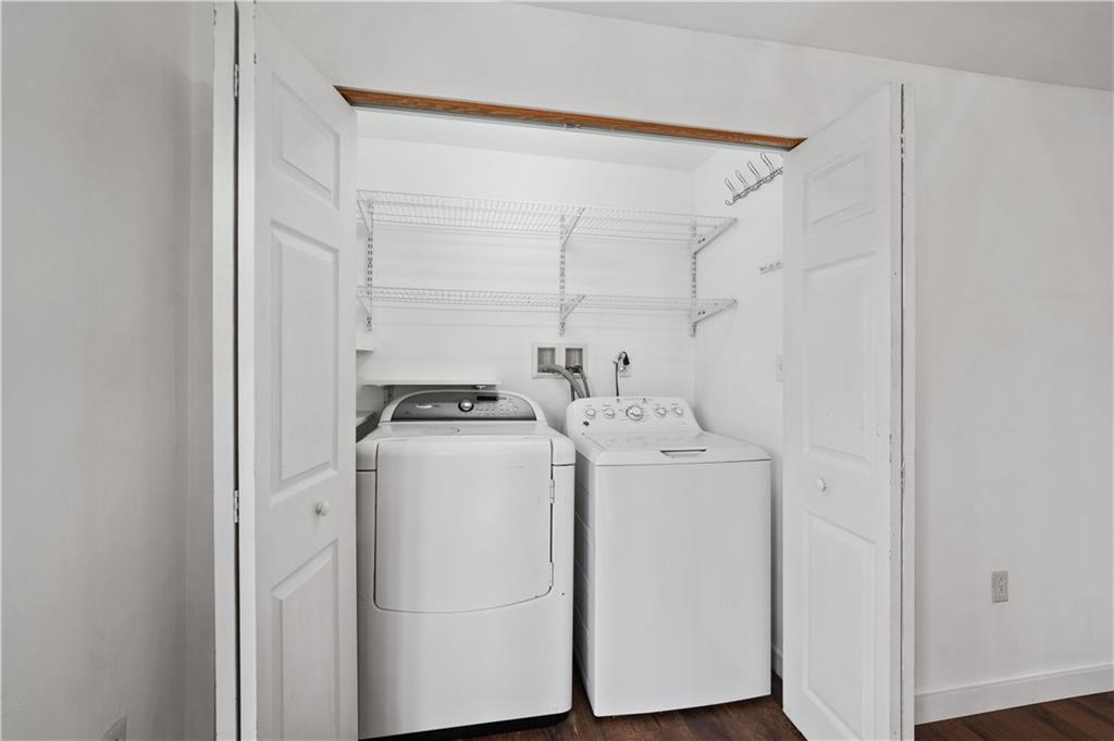 607 Fayette City Road Perryopolis, PA 15473 - Photo 8 of 31 a utility room with dryer and washer