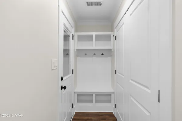a view of front door