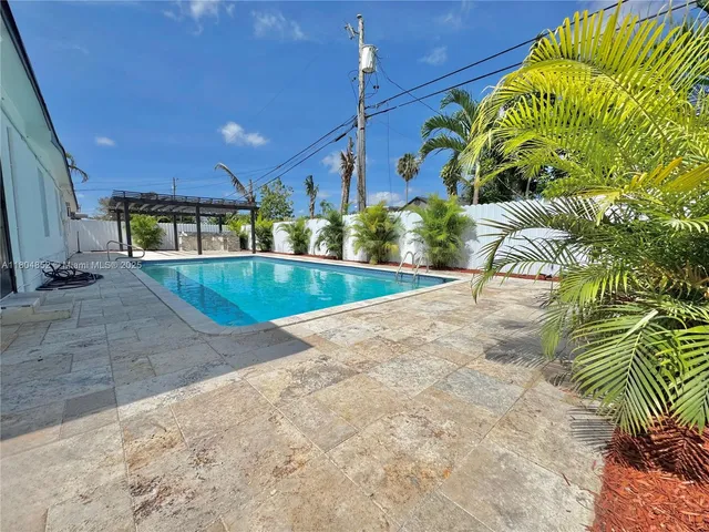 a view of a house with a outdoor space