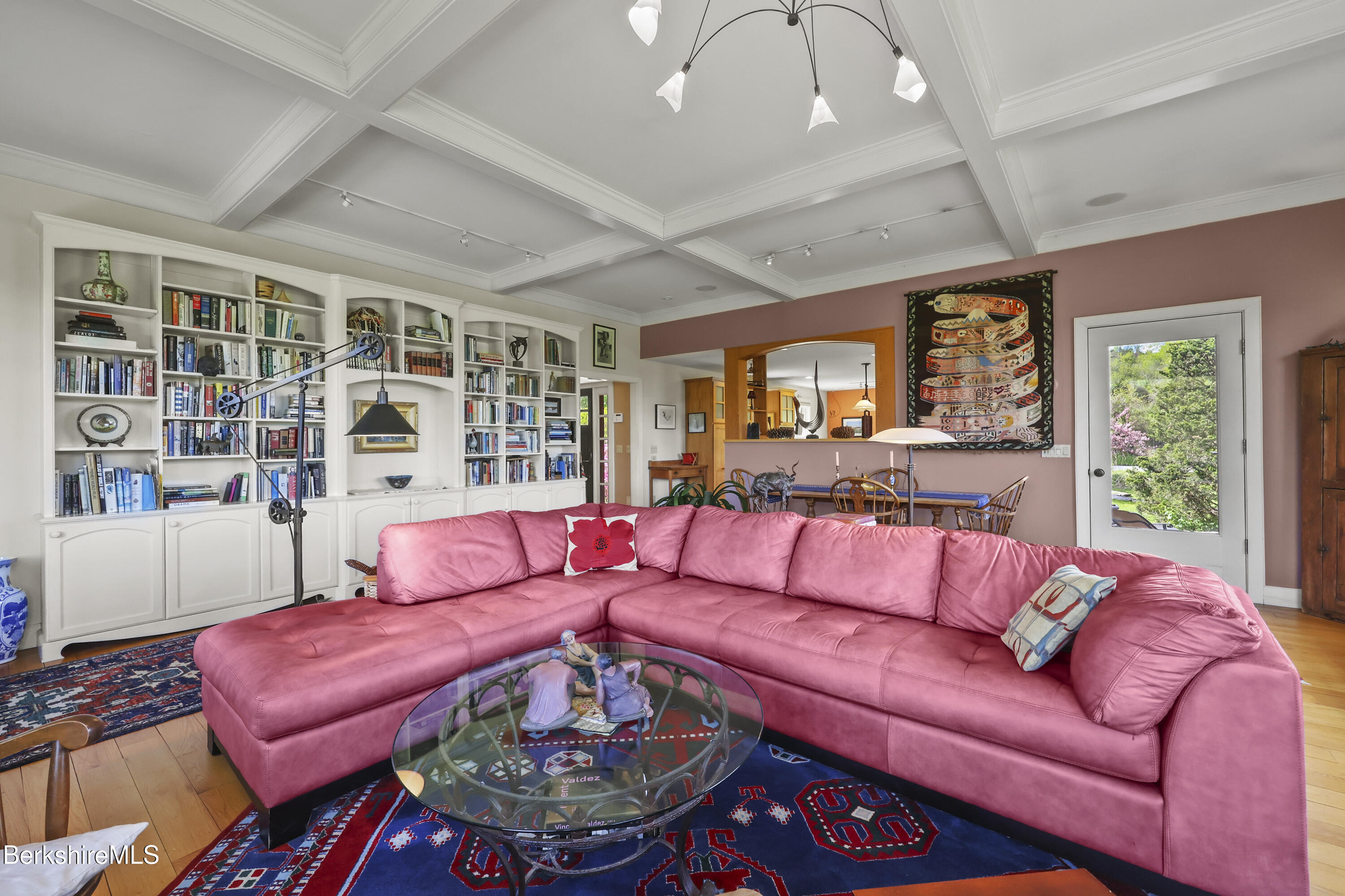 821 Pattison Road North Adams, MA 01247 - Photo 15 of 68 a living room with furniture a large window and red rug