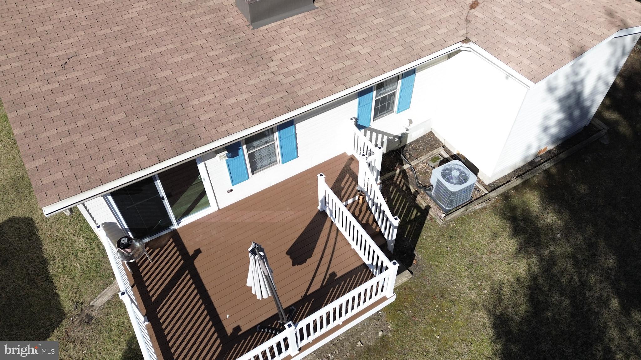 8617 Sherington Road Nottingham, MD 21236 - Photo 27 of 36 Aerial Rear - Deck View