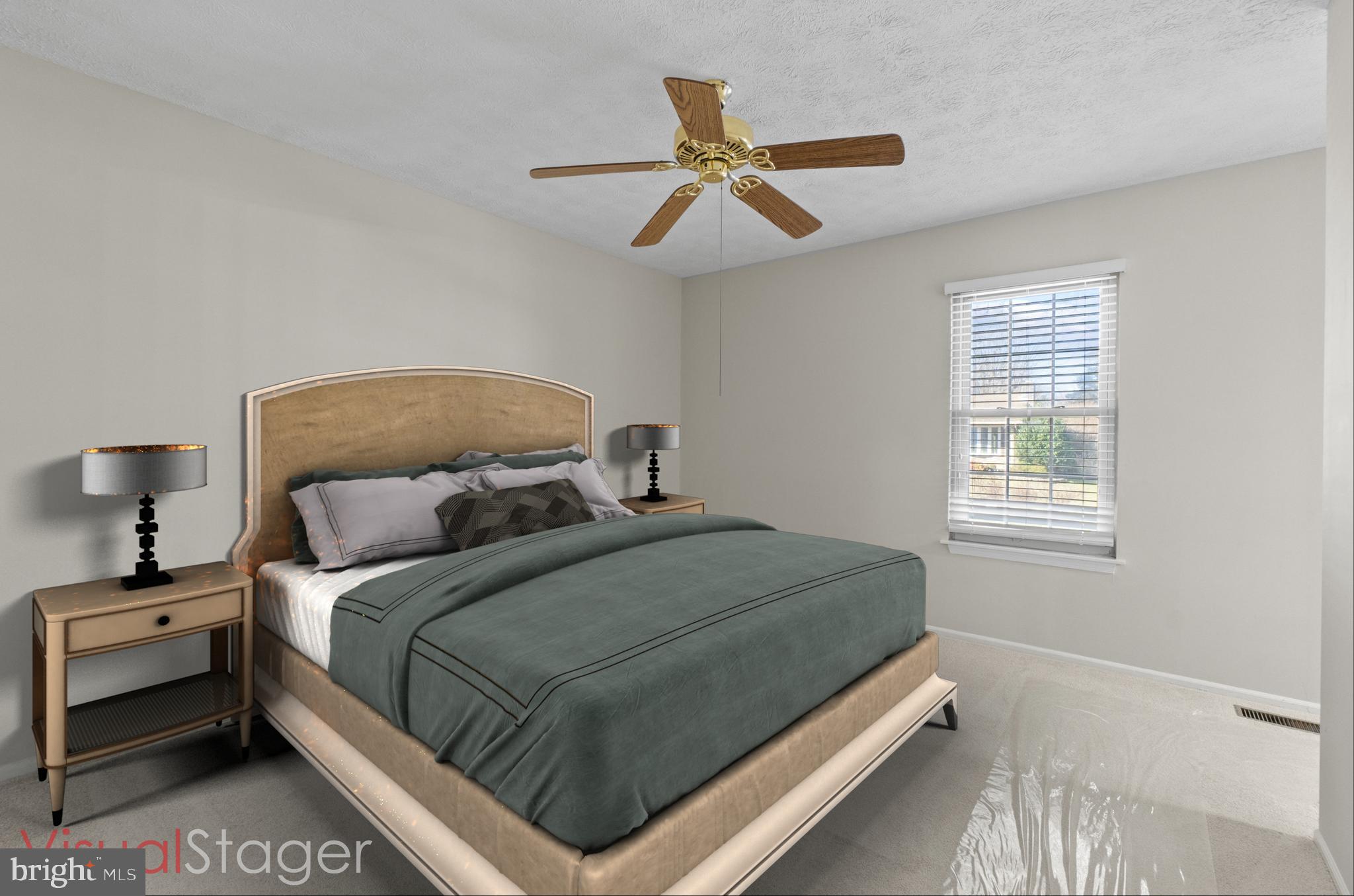 8617 Sherington Road Nottingham, MD 21236 - Photo 10 of 36 Primary Bedroom - NEW Carpet & Ceiling Fan