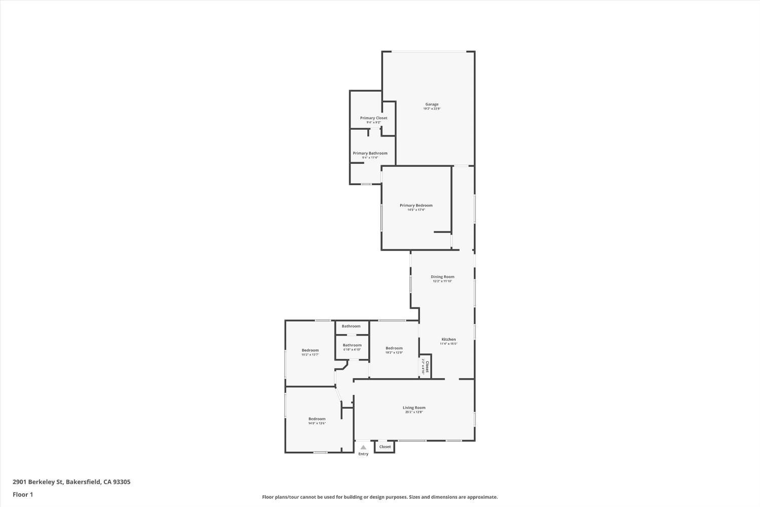 Undisclosed Address Bakersfield, CA 93305 - Photo 33 of 33 a picture of floor plan
