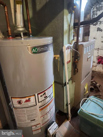 a view of water heater room
