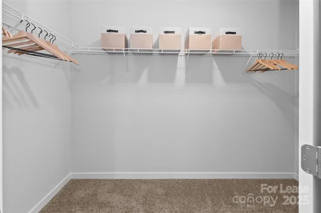 a view of walk in closet