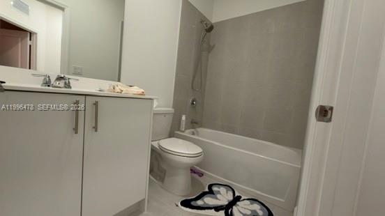 17854 Southwest 359 Terrace Homestead, FL 33034 - Photo 27 of 46 a bathroom with a sink a toilet and shower