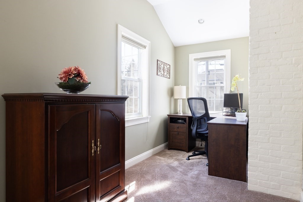 274 Beverly Road Brookline, MA 02467 - Photo 7 of 18 a view of workspace with a window and cabinet