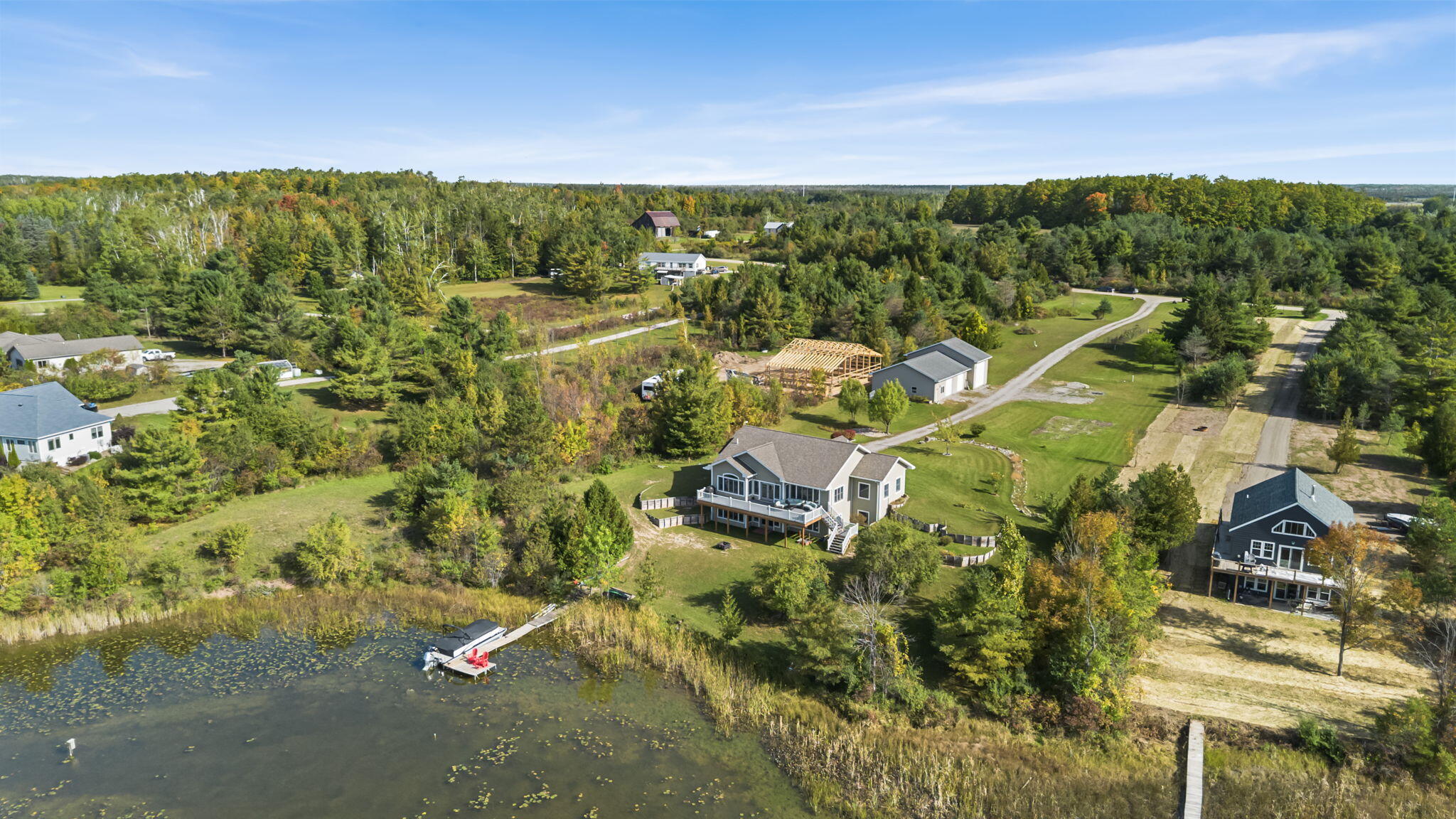 5824 Twin Lakes Road Cheboygan, MI 49721 - Photo 7 of 44 Exterior Aerial