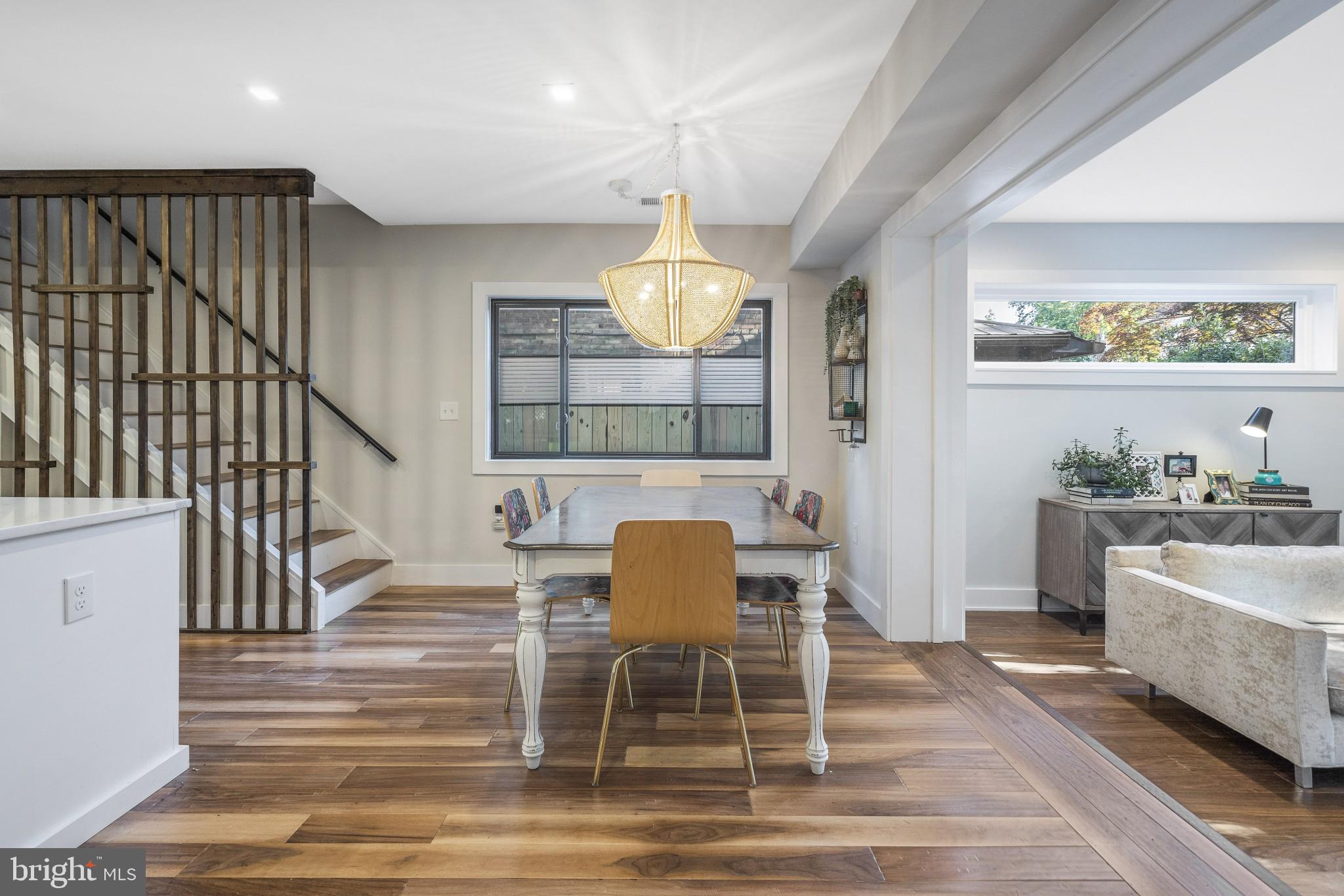 5608 39th Street Northwest Washington, DC 20015 - Photo 11 of 41 Dining area open to family room