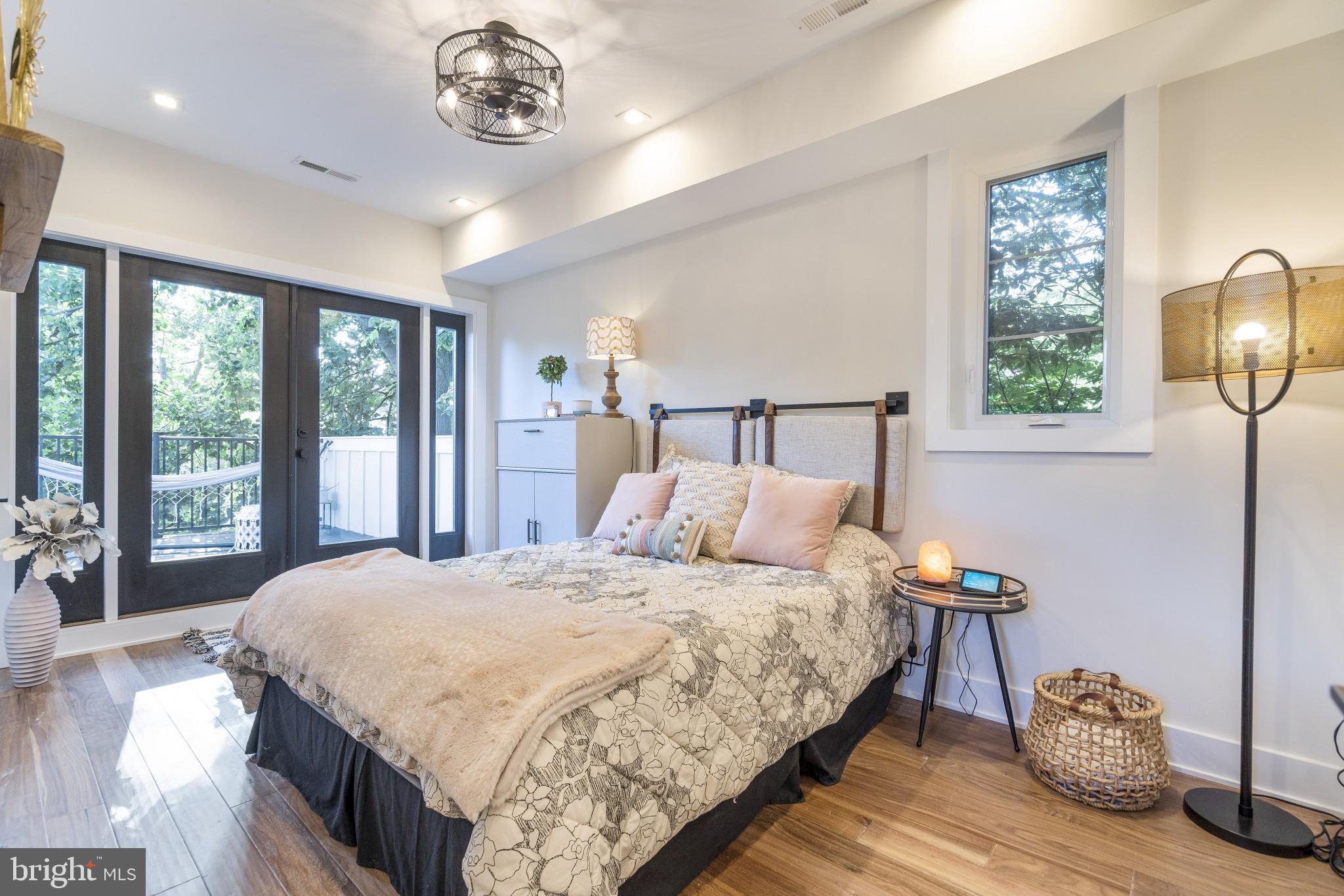 5608 39th Street Northwest Washington, DC 20015 - Photo 25 of 41 Primary suite has electric fireplace and roof deck