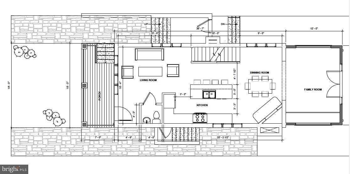 5608 39th Street Northwest Washington, DC 20015 - Photo 38 of 41 Main level floor plan