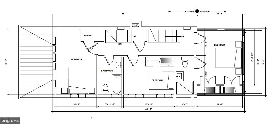 5608 39th Street Northwest Washington, DC 20015 - Photo 39 of 41 2nd level floor plan