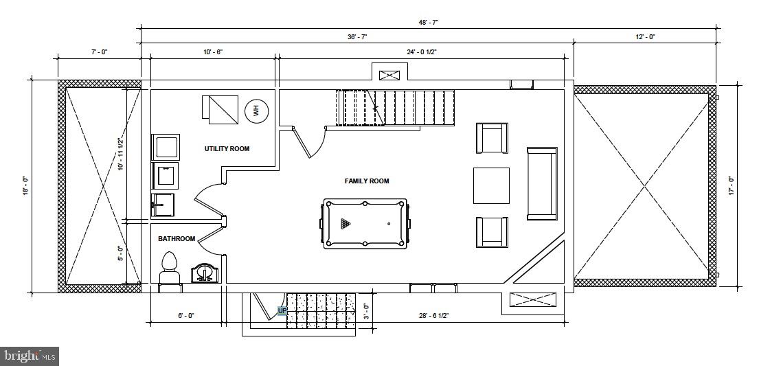 5608 39th Street Northwest Washington, DC 20015 - Photo 41 of 41 Basement level floor plan