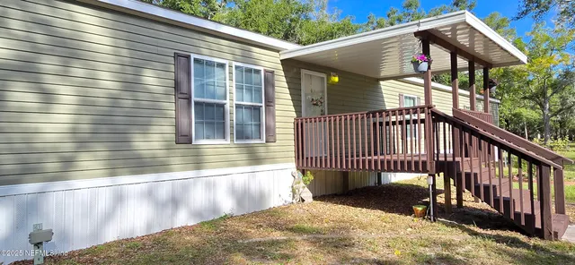 a view of outdoor space and deck