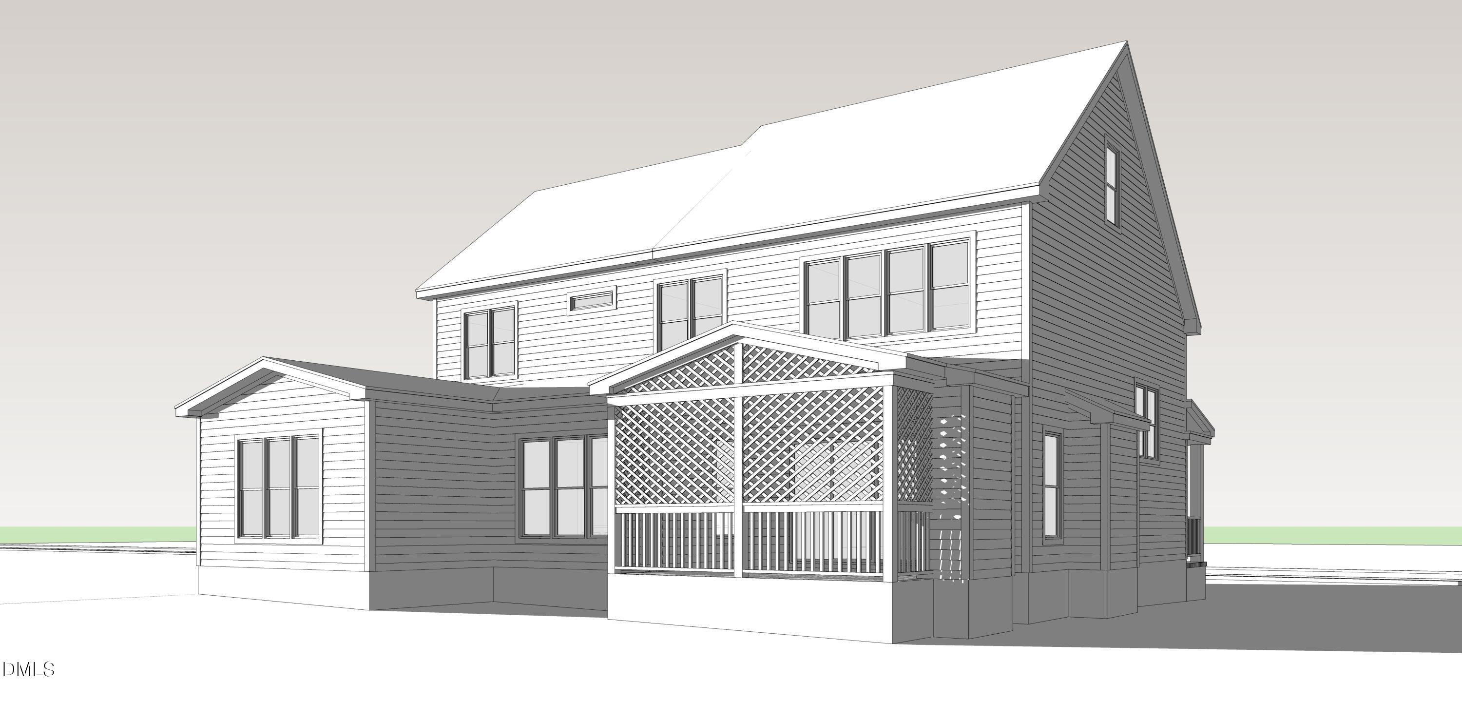 4138 Laurel Hills Road Raleigh, NC 27612 - Photo 9 of 20 a black and white photo of a house