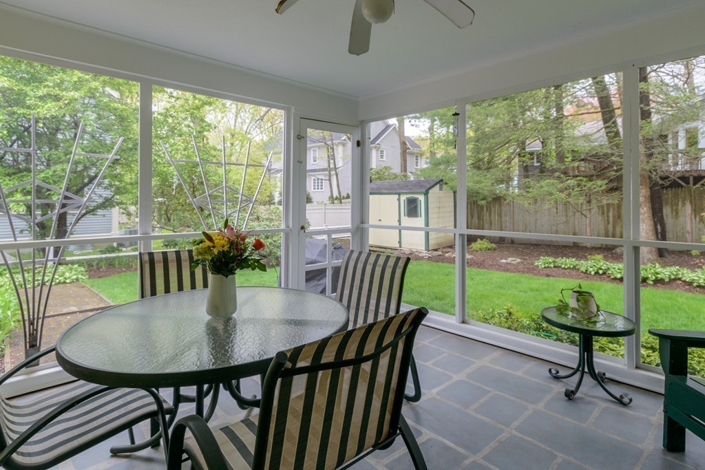18 Haven Road Wellesley, MA 02481 - Photo 15 of 16 a view of a dining room with furniture window and outside view