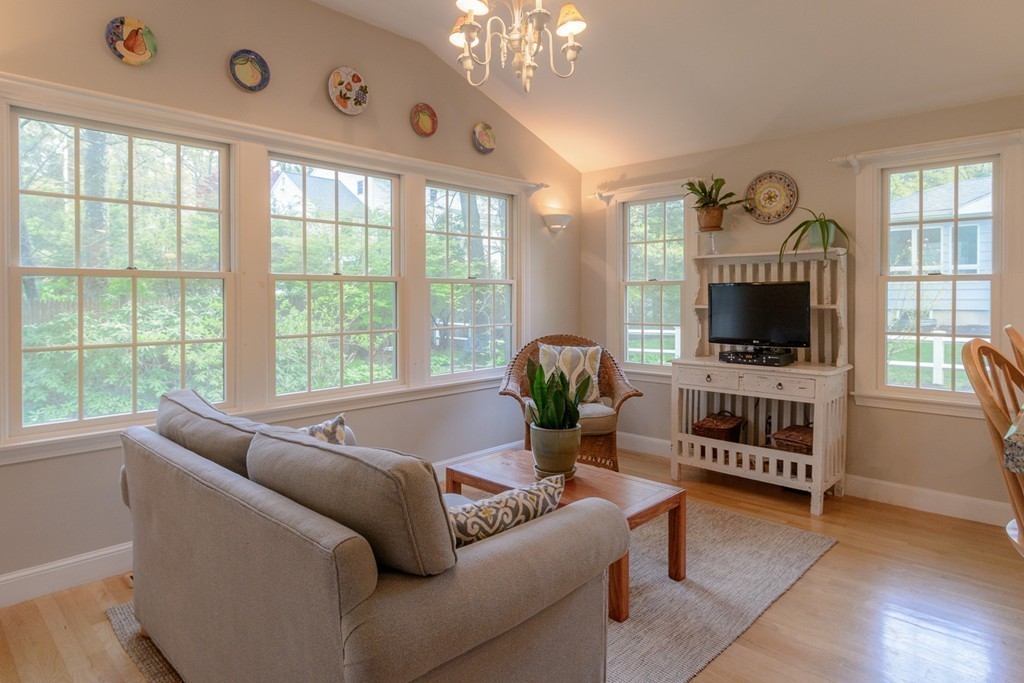 18 Haven Road Wellesley, MA 02481 - Photo 6 of 16 a living room with furniture and a flat screen tv