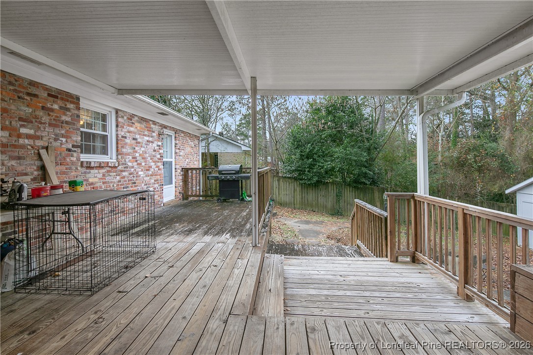 6432 Milford Road Fayetteville, NC 28303 - Photo 41 of 50 a view of a patio on the roof deck