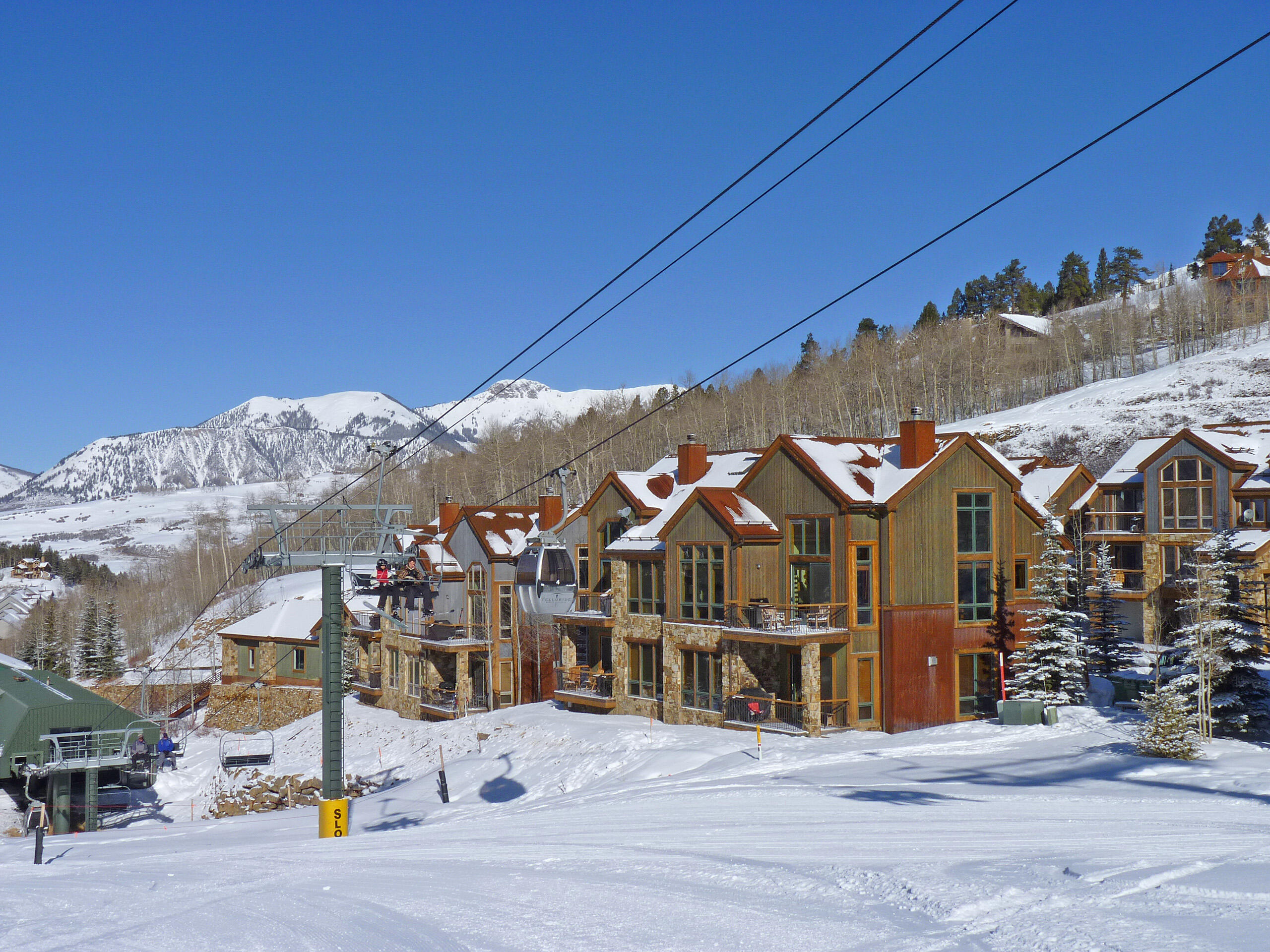 333 Adams Ranch Road, Unit 401 Mountain Village, CO 81435 - Photo 1 of 1 View from Meadows Ski Run