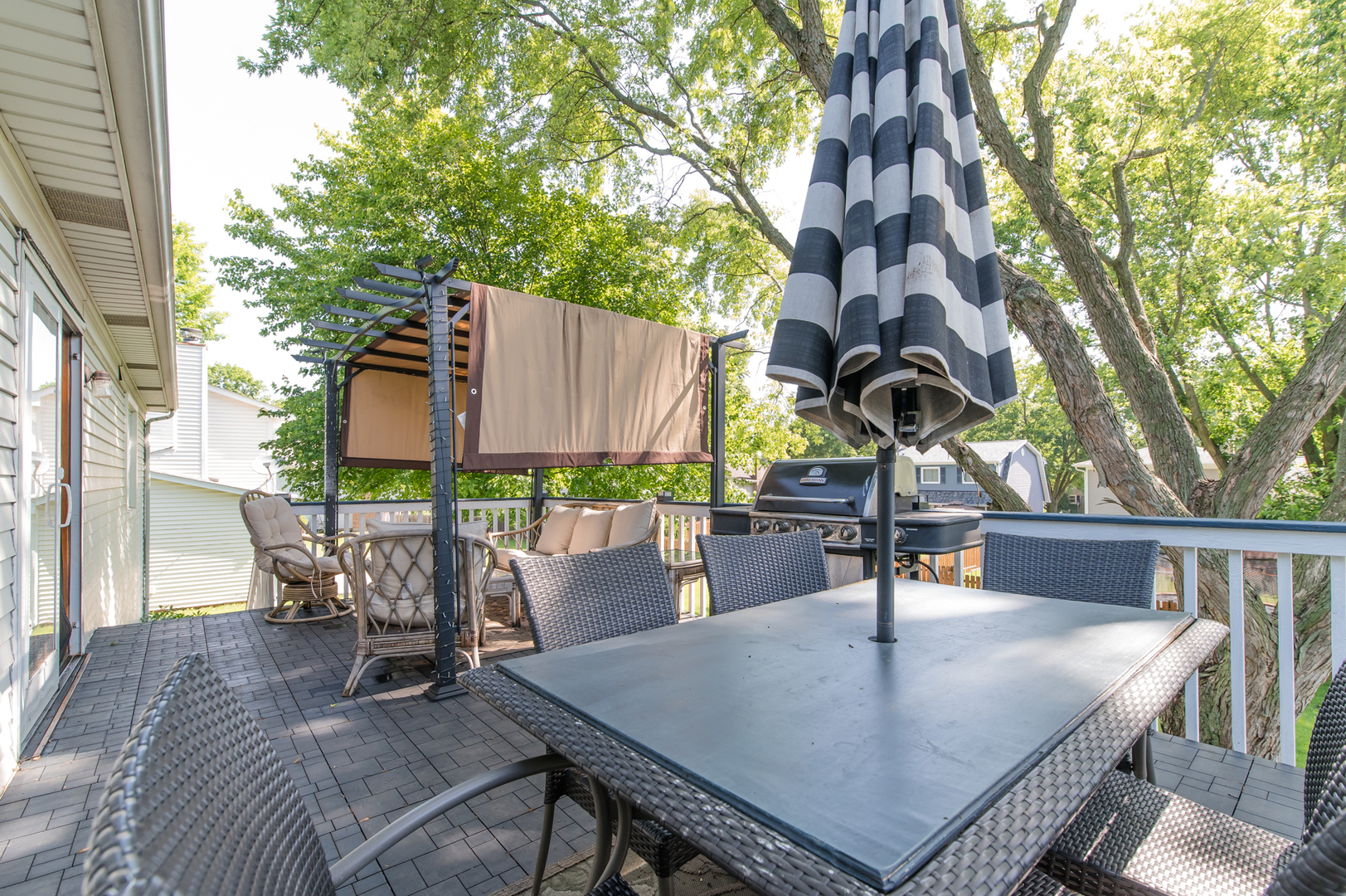 73 Fairfield Lane Cary, IL 60013 - Photo 17 of 33 a view of balcony and patio