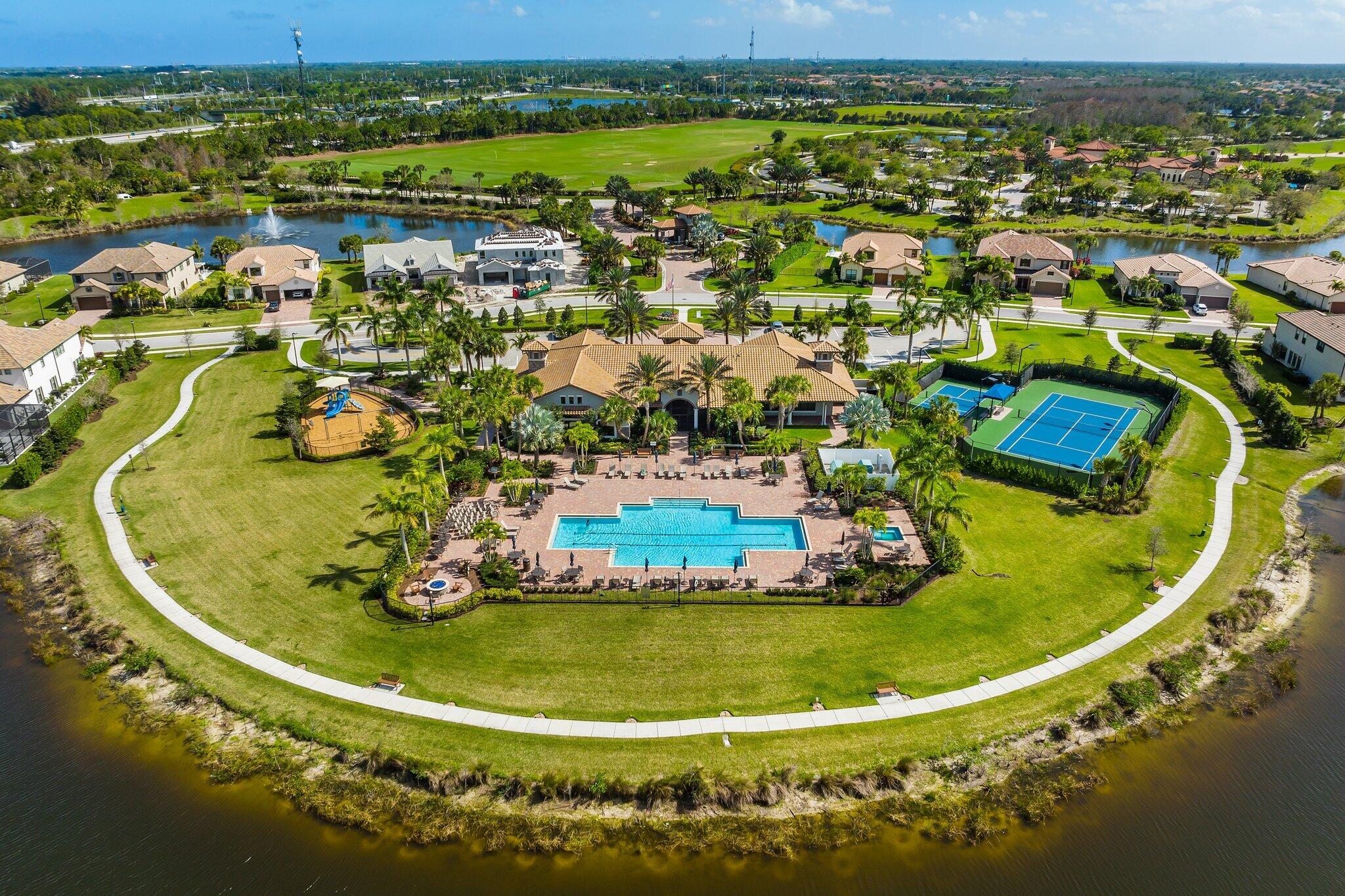 134 Indigo River Point Jupiter, FL 33478 - Photo 68 of 71 Clubhouse Aerial
