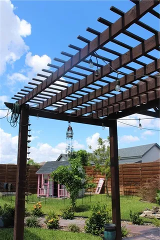 a front view of a building with garden