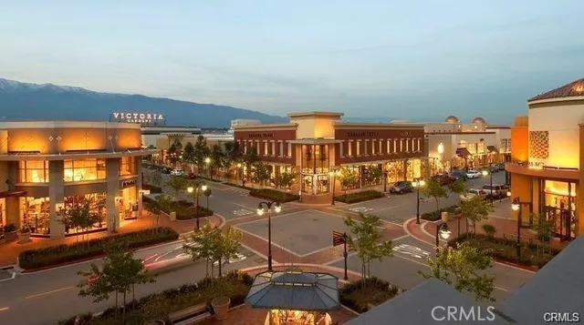 a city view with tall buildings