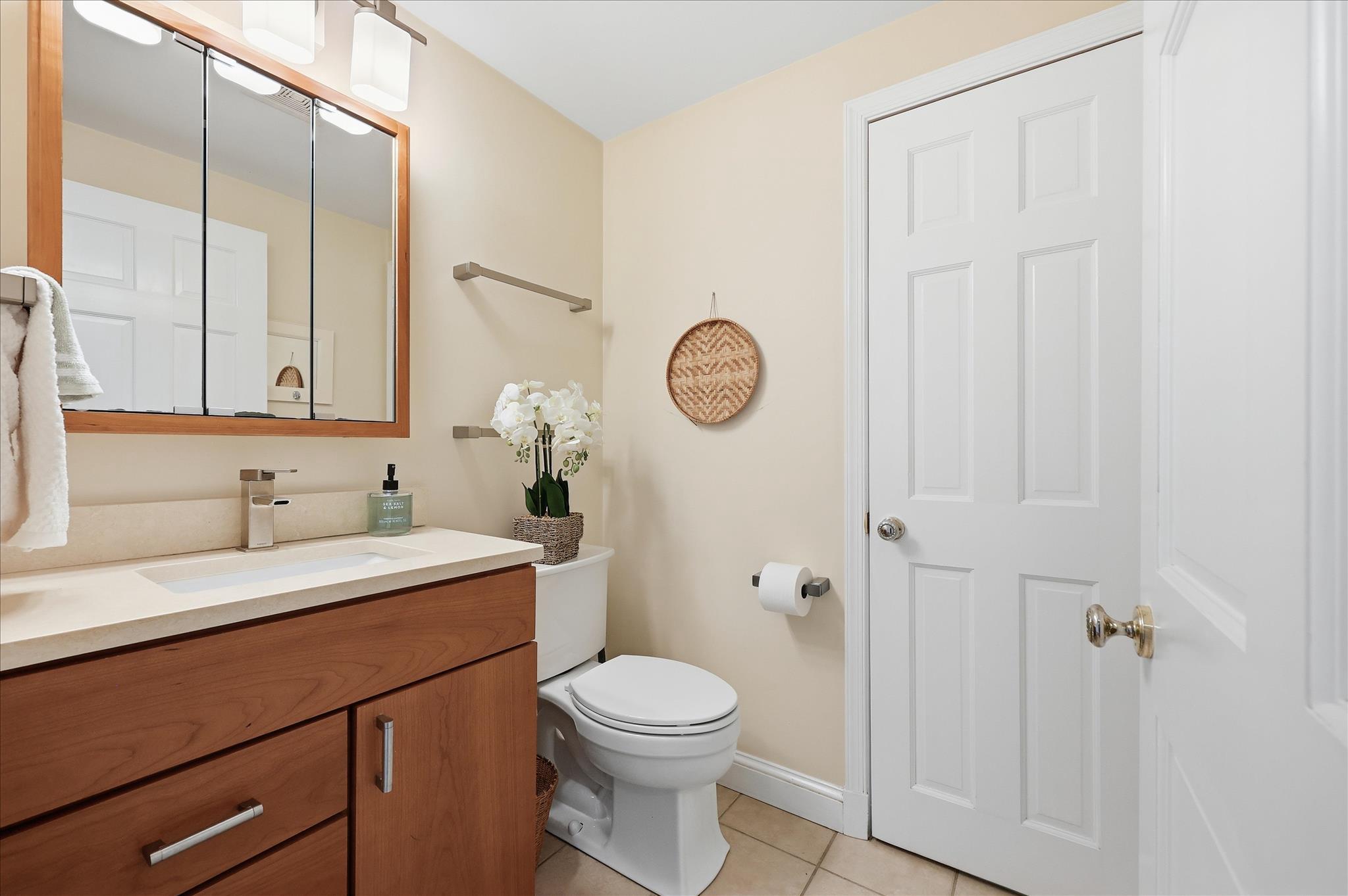 10919 Etzler Mill Road Woodsboro, MD 21798 - Photo 18 of 54 a bathroom with a toilet a sink and mirror
