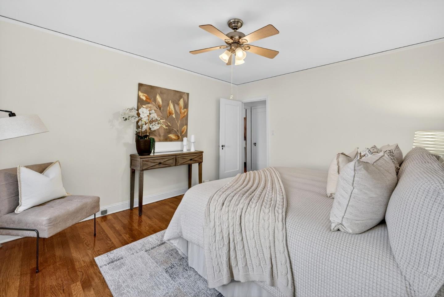 1087 Merle Avenue San Jose, CA 95125 - Photo 30 of 49 a bedroom with a bed and a couch