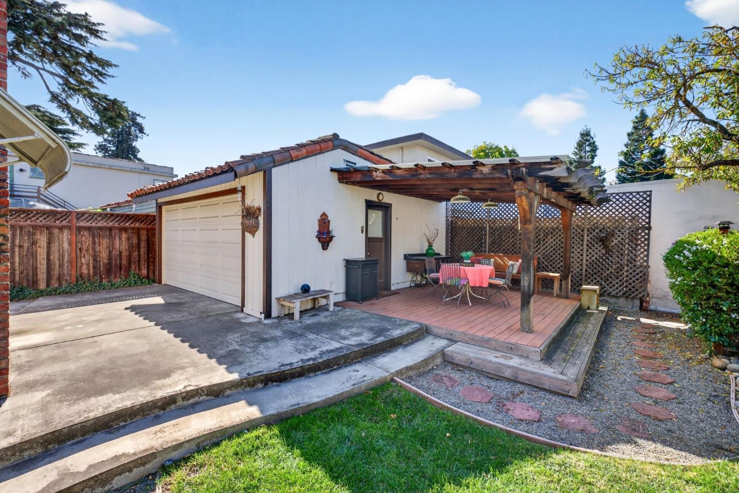 1087 Merle Avenue San Jose, CA 95125 - Photo 41 of 49 a view of a house with backyard and sitting area