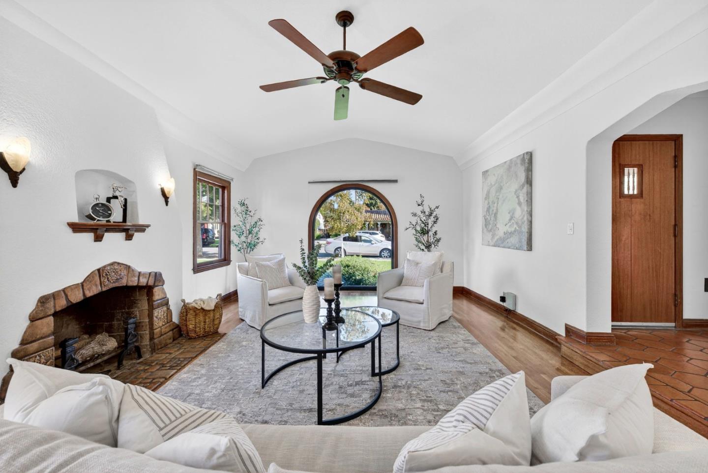 1087 Merle Avenue San Jose, CA 95125 - Photo 6 of 49 a living room with furniture a chandelier and a window