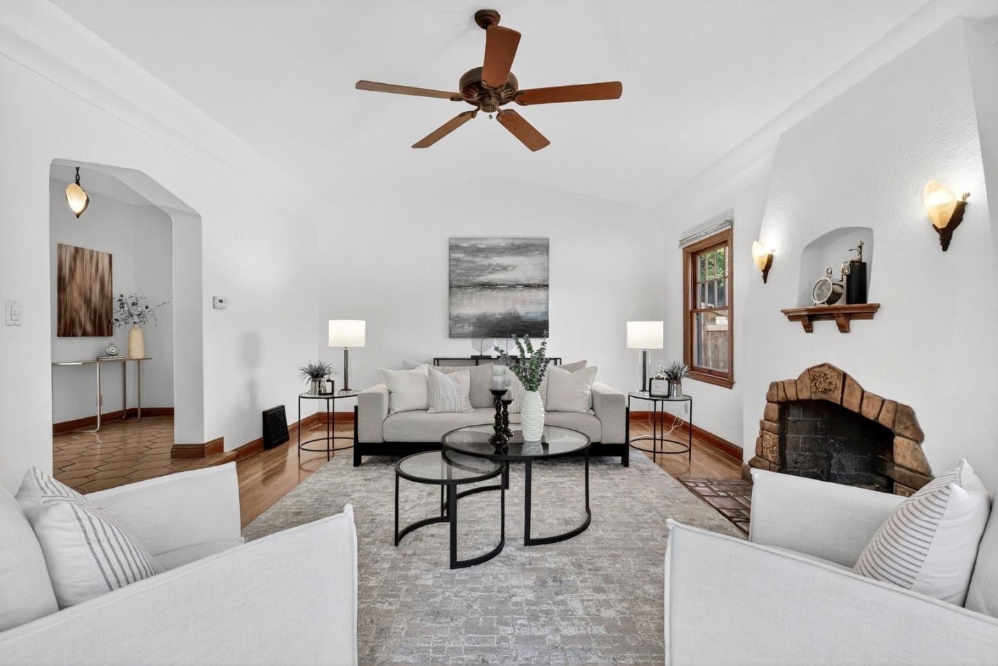 1087 Merle Avenue San Jose, CA 95125 - Photo 8 of 49 a living room with furniture and a lamp