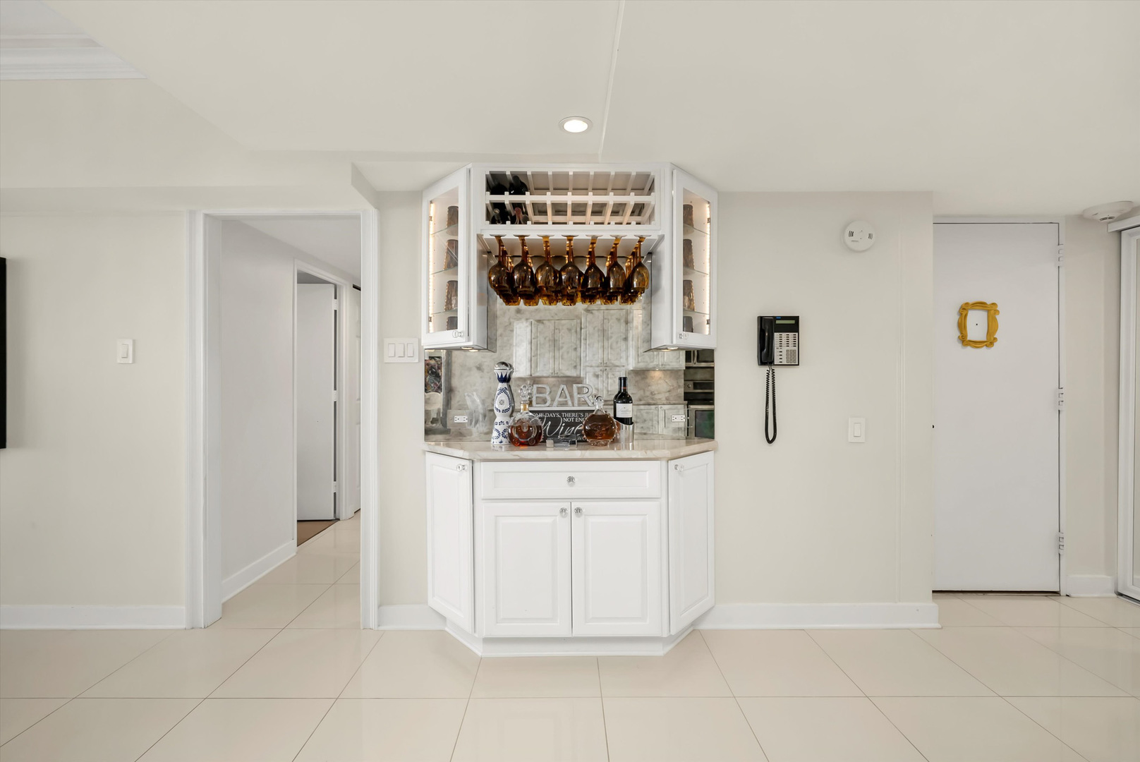 175 East Delaware Place, Unit 7107 Chicago, IL 60611 - Photo 8 of 42 a bathroom with a sink and mirror