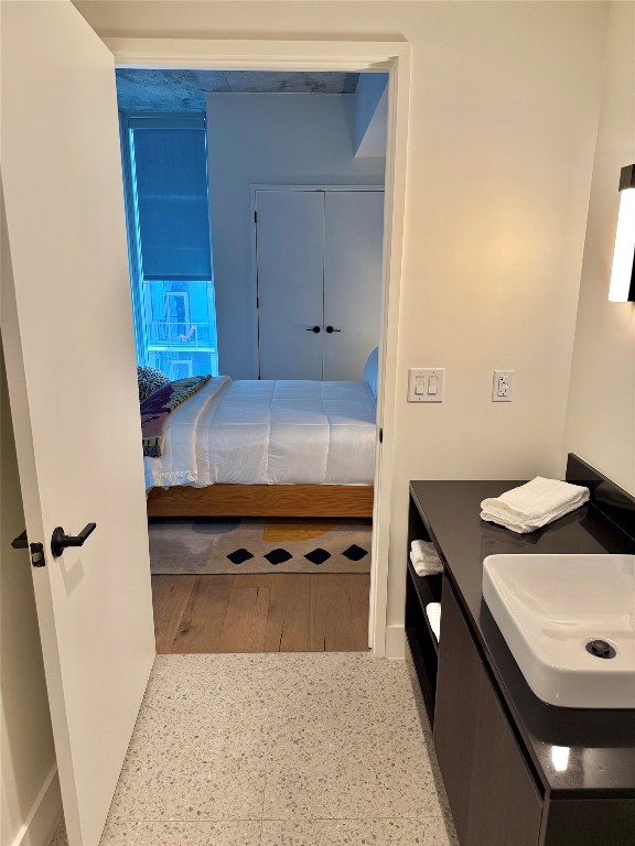 48 East Avenue, Unit 2509 Austin, TX 78701 - Photo 11 of 30 a kitchen with a stove and a refrigerator