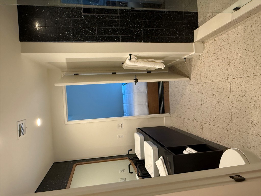 48 East Avenue, Unit 2509 Austin, TX 78701 - Photo 16 of 30 a bathroom with a sink a toilet and shower