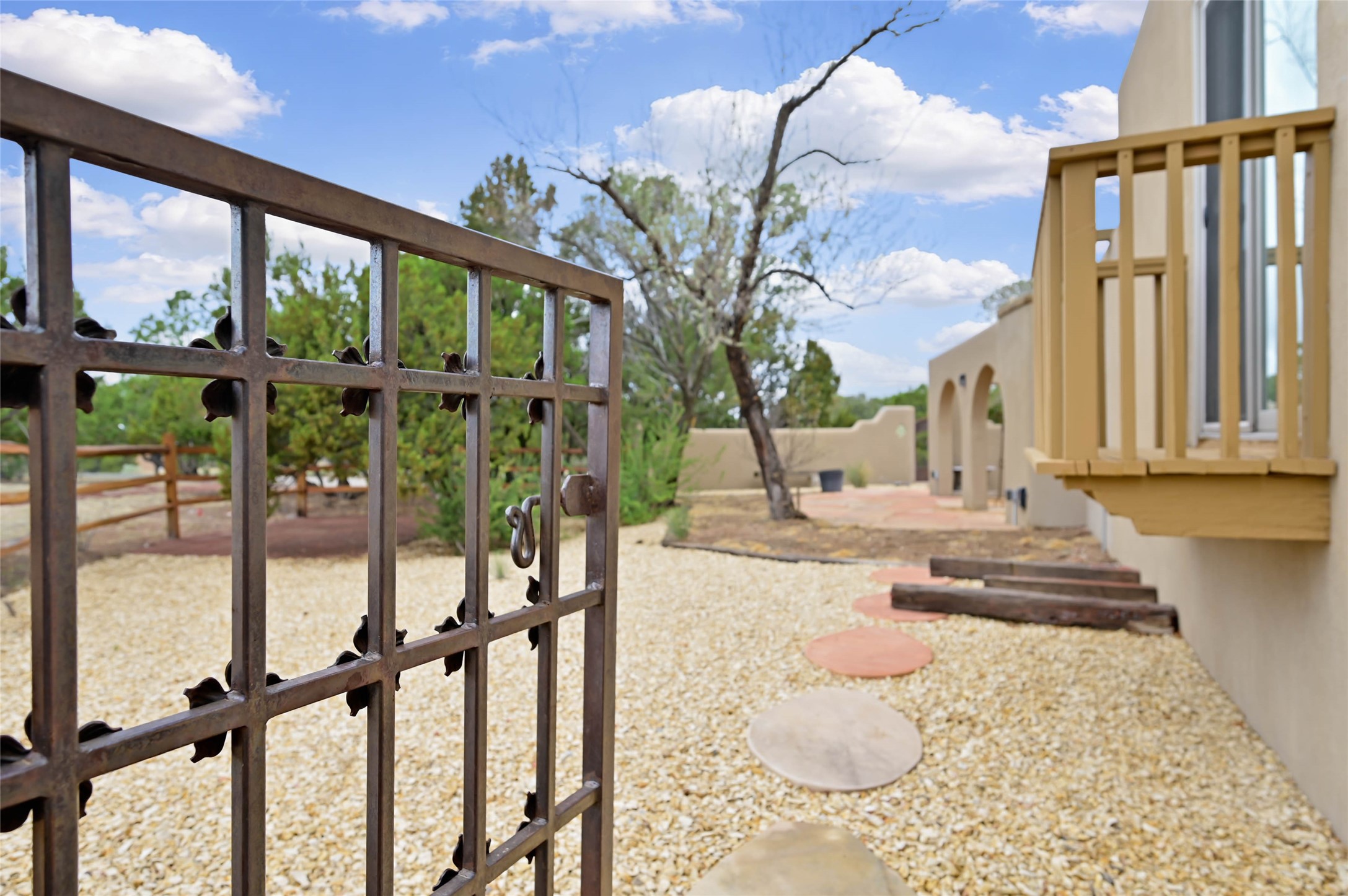 14 Verano Loop Santa Fe, NM 87508 - Photo 55 of 63 Back yard