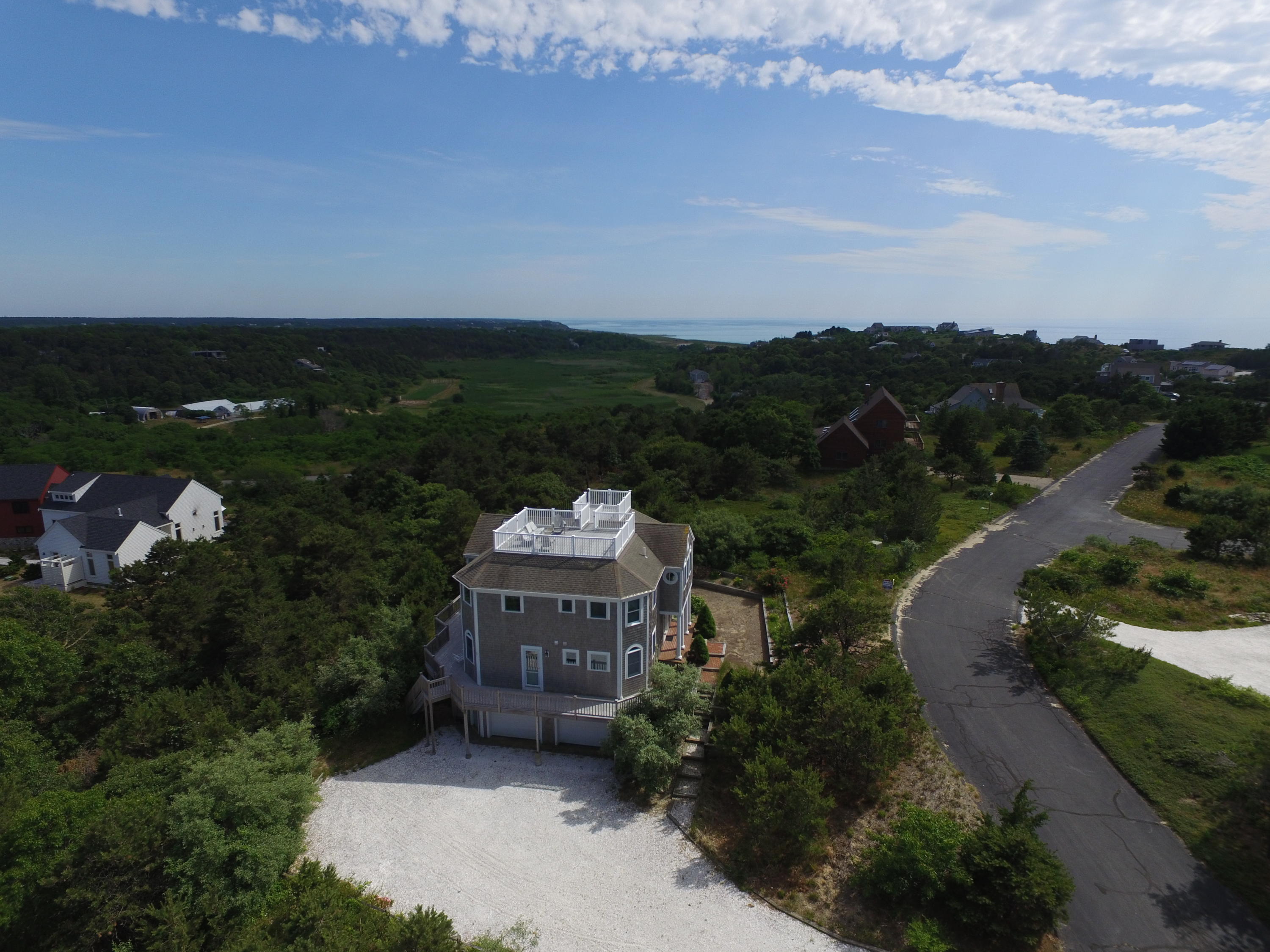 4 High Ridge Rd Extension Truro, MA 02666 - Photo 38 of 46 a view of a city with sunset view