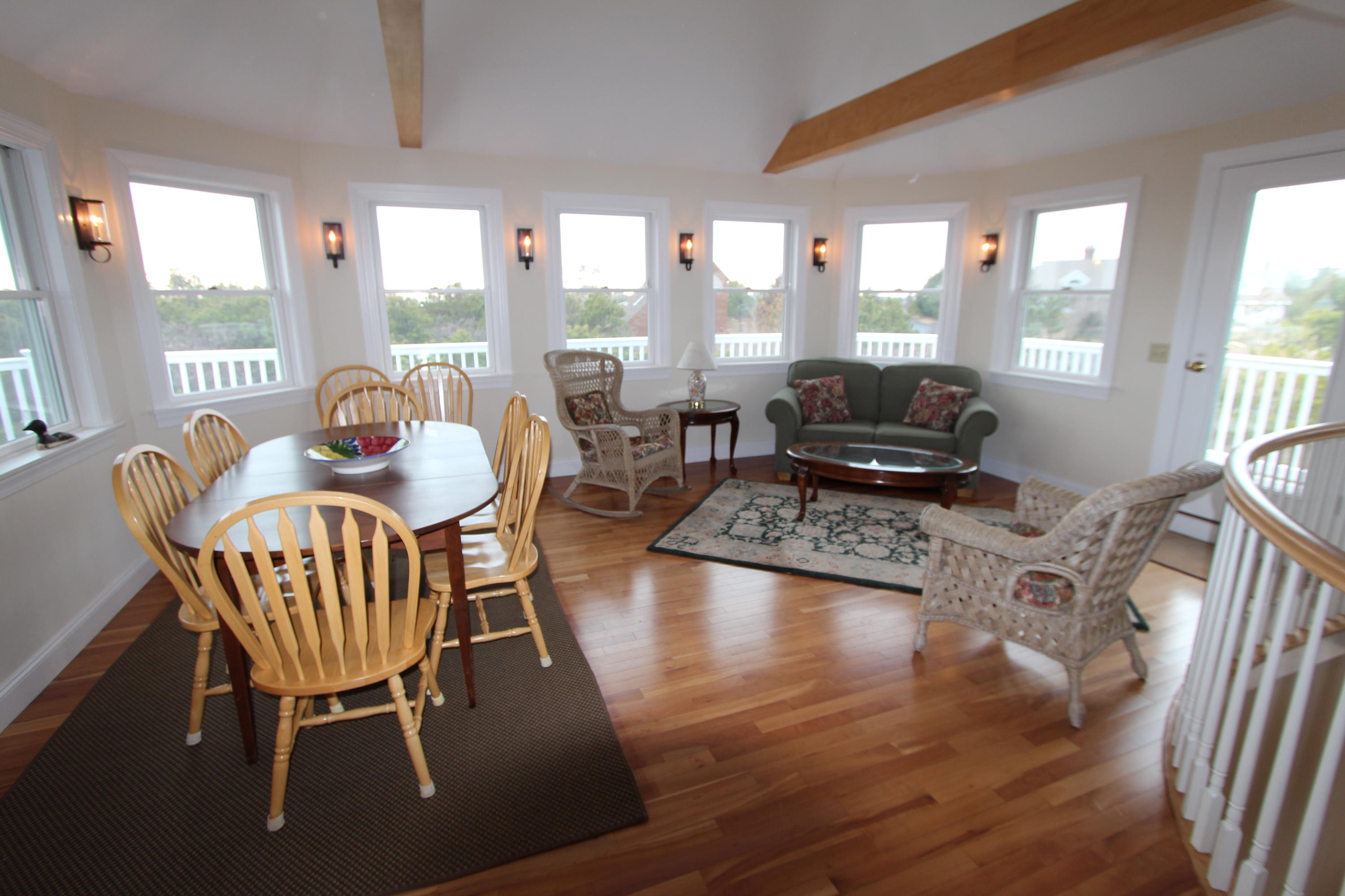 4 High Ridge Rd Extension Truro, MA 02666 - Photo 10 of 46 a living room with furniture and wooden floor