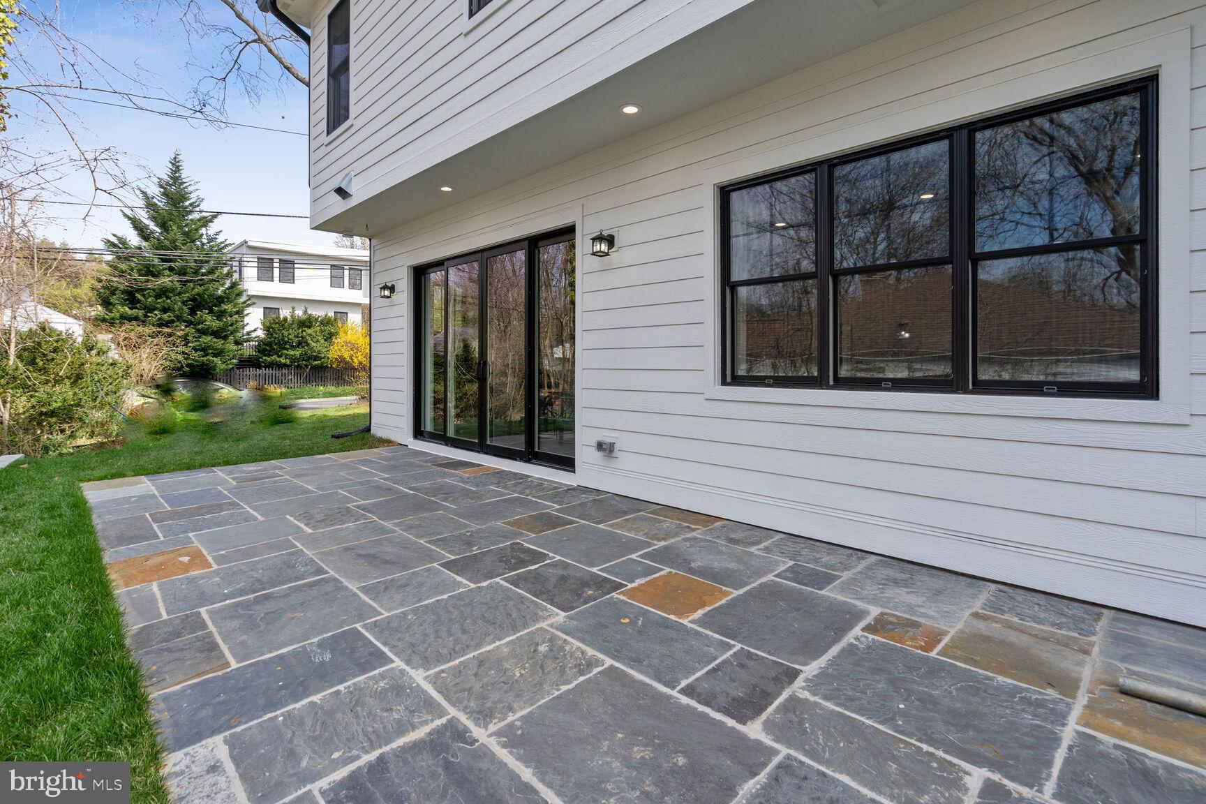 8616 Jones Mill Road Chevy Chase, MD 20815 - Photo 70 of 81 Rear Flagstone Patio