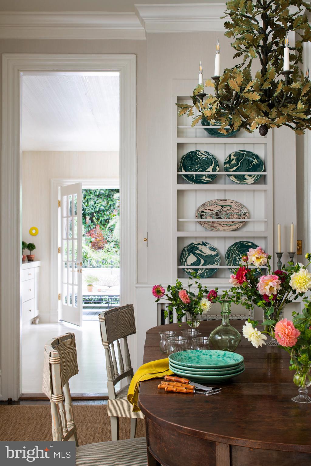 1333 30th Street Northwest Washington, DC 20007 - Photo 7 of 26 a view of a dining room with furniture and a floor to ceiling window