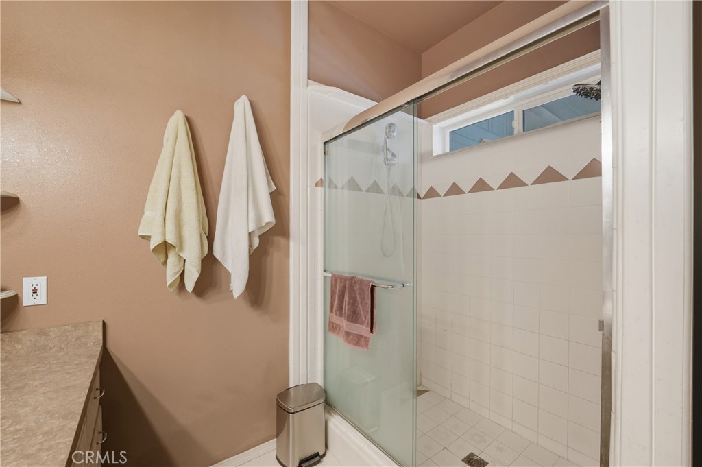 61455 Indian Paint Brush Road Anza, CA 92539 - Photo 30 of 60 a bathroom with a shower and a toilet