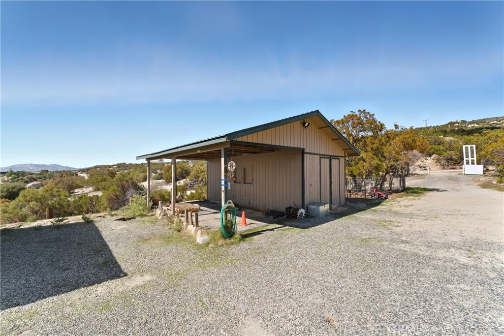 61455 Indian Paint Brush Road Anza, CA 92539 - Photo 49 of 60 a view of a house with a snow in the yard