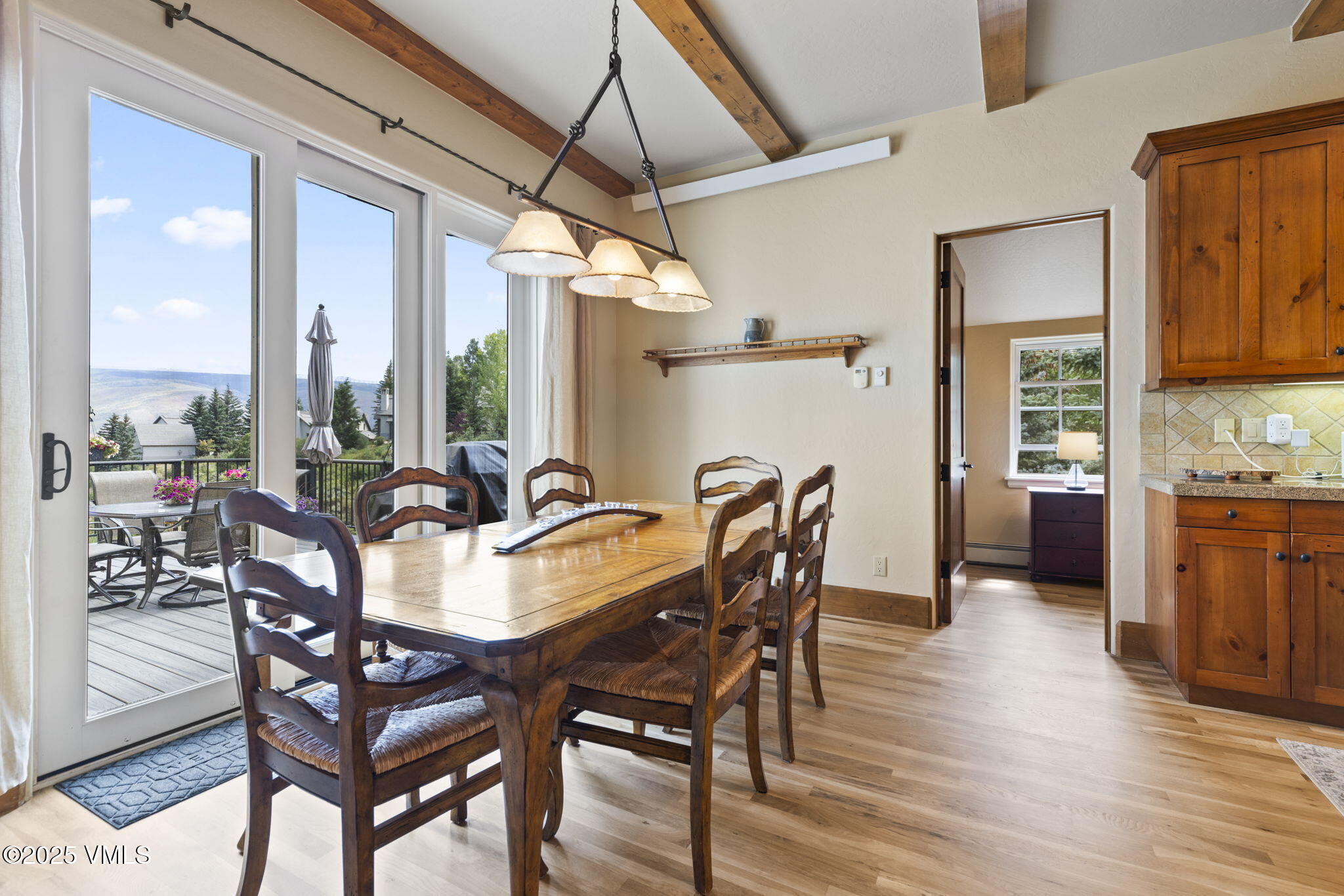 94 Eagles Glen Road Edwards, CO 81632 - Photo 16 of 43 a view of a dining room with furniture window and outside view