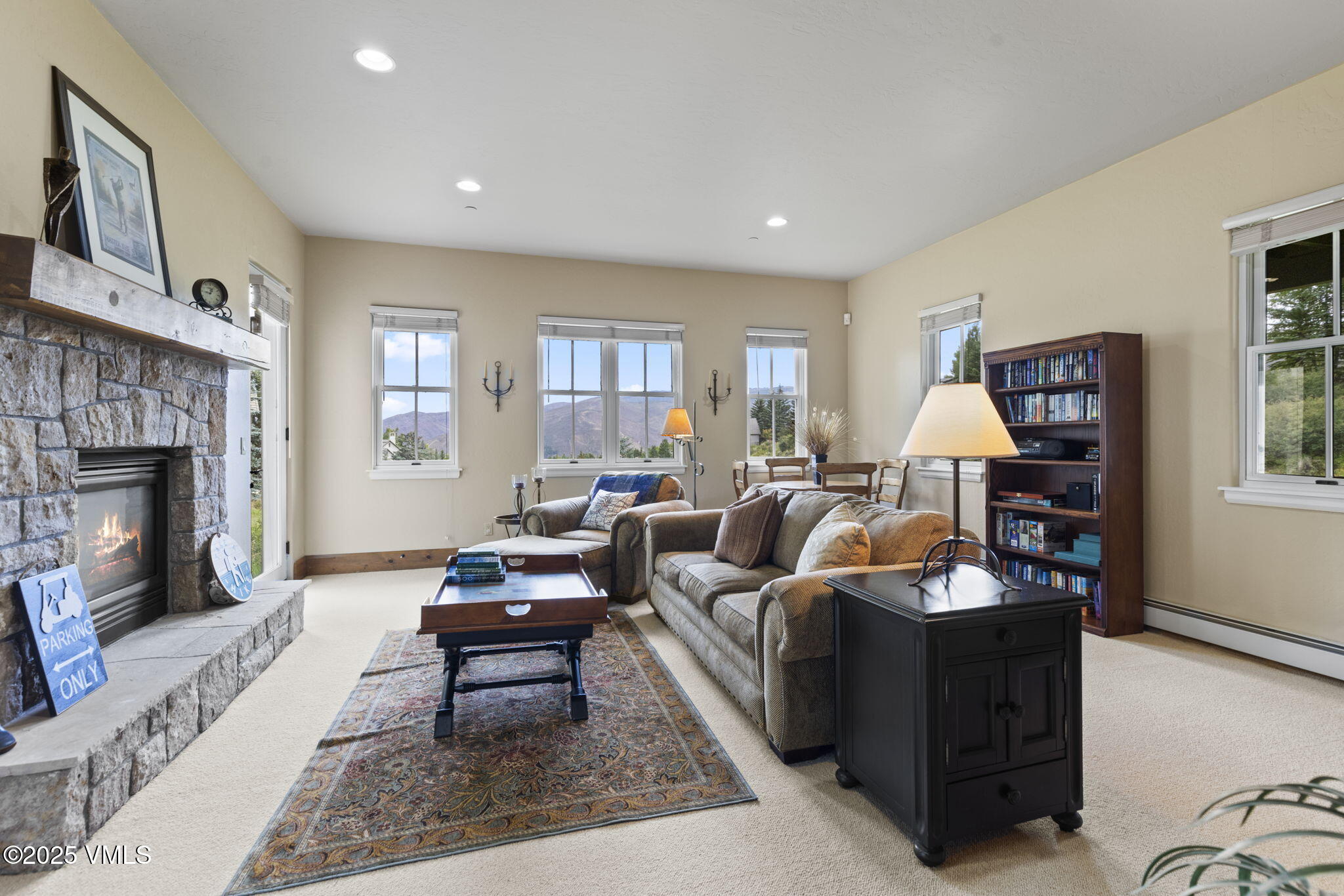 94 Eagles Glen Road Edwards, CO 81632 - Photo 29 of 43 a living room with furniture and a fireplace
